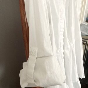 Gently used Lane Bryant Extreme High/Low Peplum Button Up Blouse